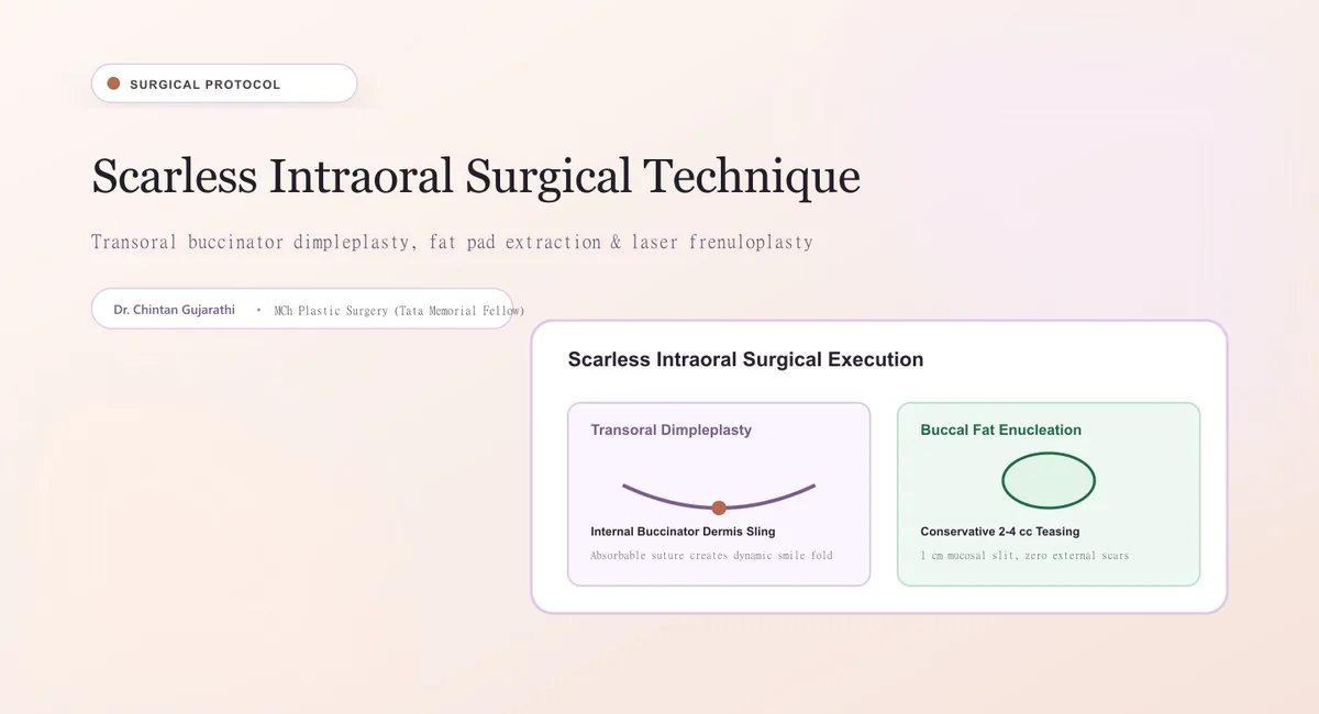 Dimple Creation, Buccal Fat & Tongue Tie clinical illustration
